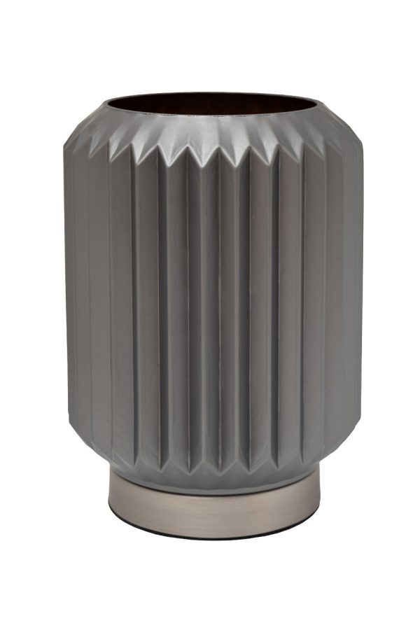 22-89227 Лампа настольная серое дымчастое стекло d16