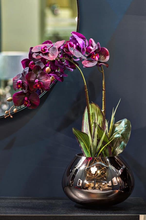 29BJ-170-12 Орхидея бордовая в горшке h58 см — изображение 2