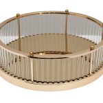 2K299500-G Поднос декоративный с золотыми бортами d40см