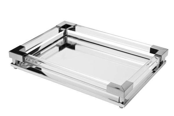 цвет серебро 40*30*5см