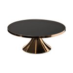 2K389241-G Подставка стеклянная декоративная d40*16см золото