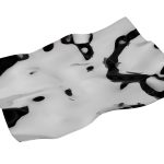 2K588786 Блюдо декоративное серебро 39*28*4