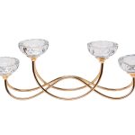 2KG195102CG Подсвечник 45*9*15см цвет золото