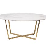 30B-855-1 Стол журнальный овальный 120*65*41см