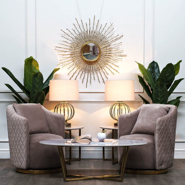 30B-855-1 Стол журнальный овальный 120*65*41см — изображение 5