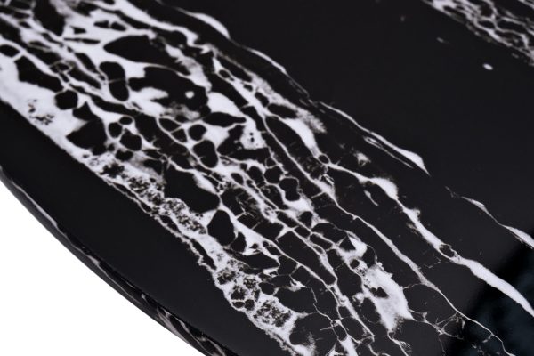 30B-85531 Стол журнальный круглый черный/хром d90*41см — изображение 2