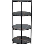 30B-STEL-961 Стеллаж черный d80*139см