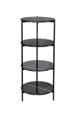 30B-STEL-961 Стеллаж черный d80*139см