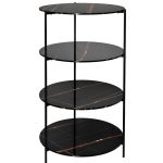 30B-STEL-962 Стеллаж черный d50*124см