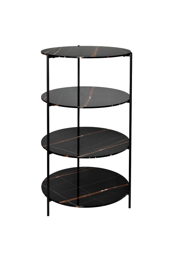 30B-STEL-962 Стеллаж черный d50*124см