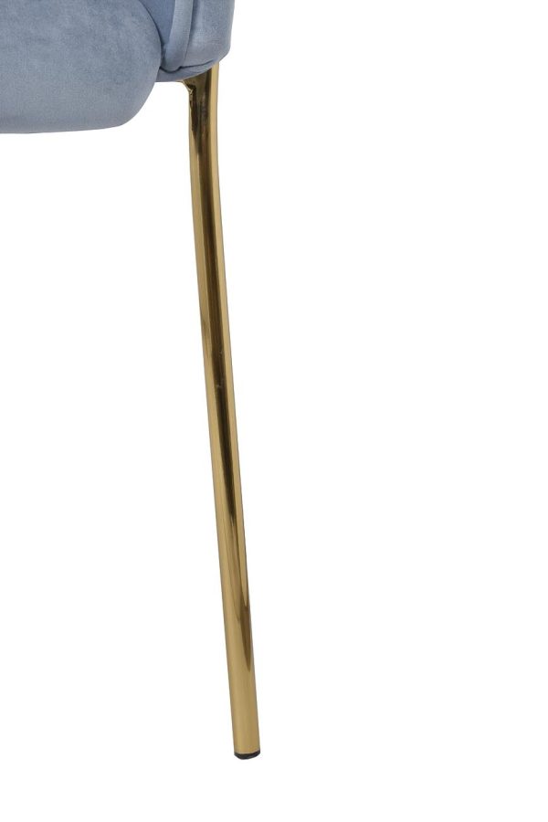 30C-1127-Z LBL Кресло велюр серо-голубой 71*58*87см — изображение 5