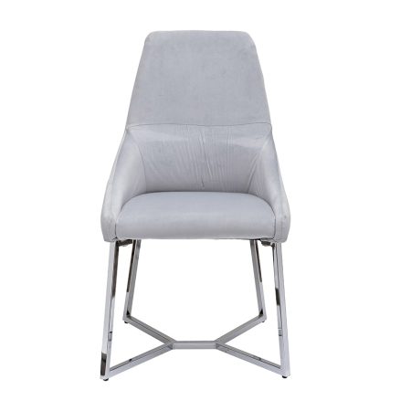 30C-1185 SER Стул велюр светло-серый 55*62*94см