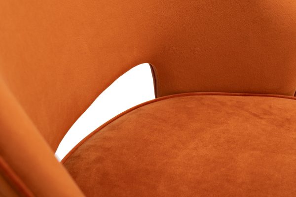 30C-1205-1 TER Стул велюр терракотовый 53*60*83см — изображение 4