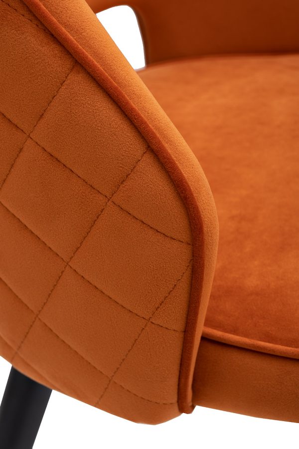 30C-1205-1 TER Стул велюр терракотовый 53*60*83см — изображение 5