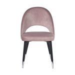 30C-1228F LPI Стул велюр пепельно-розовый 51*56*84см