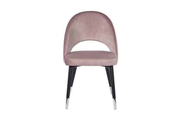 30C-1228F LPI Стул велюр пепельно-розовый 51*56*84см