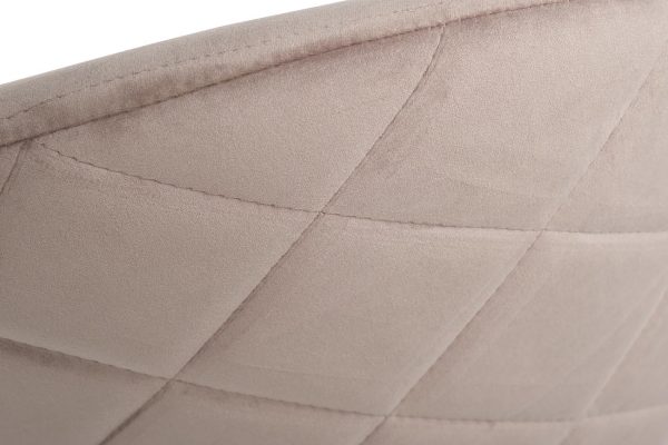 30C-301-1G BG Стул велюр бежевый, мет.ножки 50*53*77см — изображение 4