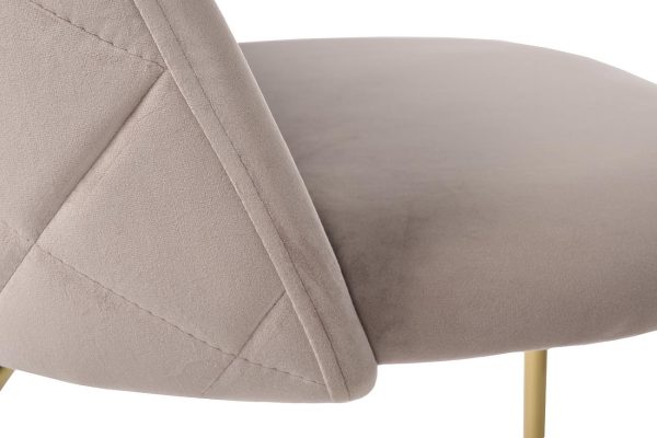 30C-301-1G BG Стул велюр бежевый, мет.ножки 50*53*77см — изображение 5