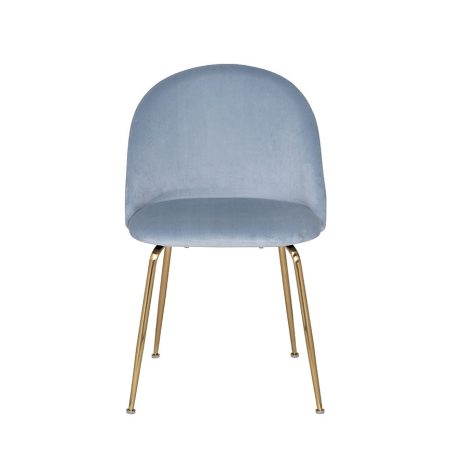 30C-301-1G LBL Стул велюр серо-голубой