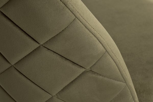 30C-30177 Стул велюр хаки, мет.ножки 50*53*77см — изображение 4