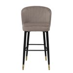 30C-309W-2 BG Cтул барный велюр бежевый 54*54*106см