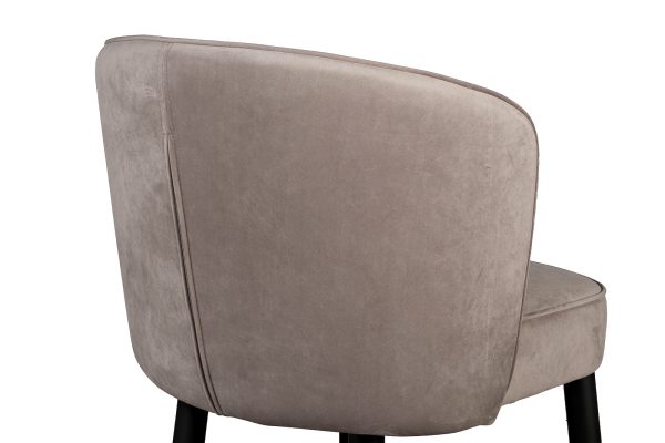 30C-309W-2 BG Cтул барный велюр бежевый 54*54*106см — изображение 5