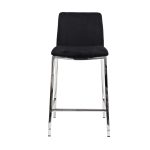 30C-DX-2091 BLK Стул барный велюр черный 42*53*88см