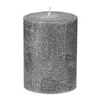 315-262 Свеча столбик ароматизированная d6*10 см серая