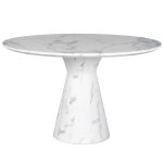 33FS-120-STOL/OB-BEL Стол обеденный белый  d120*75см