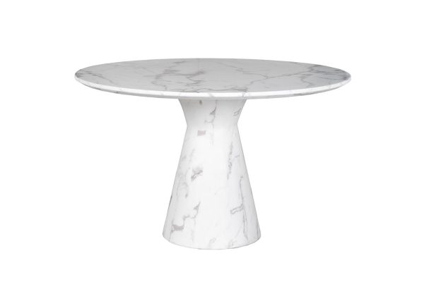 33FS-120-STOL/OB-BEL Стол обеденный белый  d120*75см 33FS-120-STOL/OB-BEL Стол обеденный белый  d120*75см