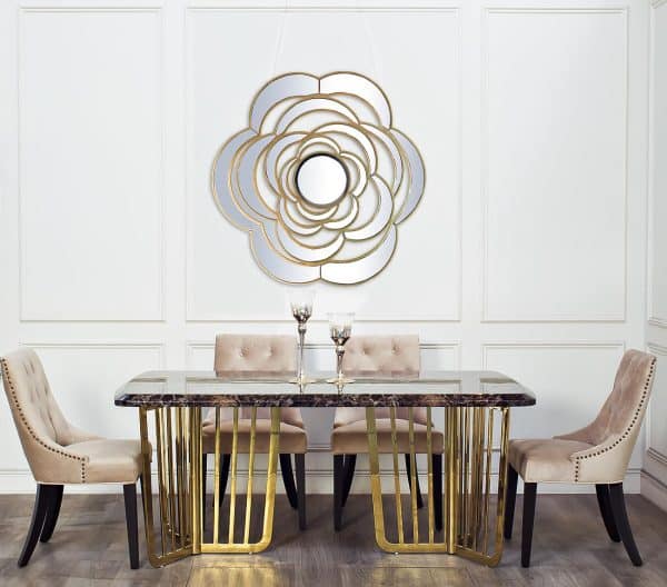 33FS-1800-STOL/OB-PG Стол обеденный Dark Emperador  180*90*76,2 см — изображение 5