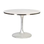 33FS-21009STOL/OB Стол обеденный Misty White d110*75