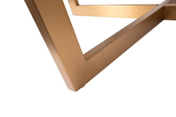 33FS-CT2029-BBS Стол журнальный Pearl White d100*40,6см — изображение 3