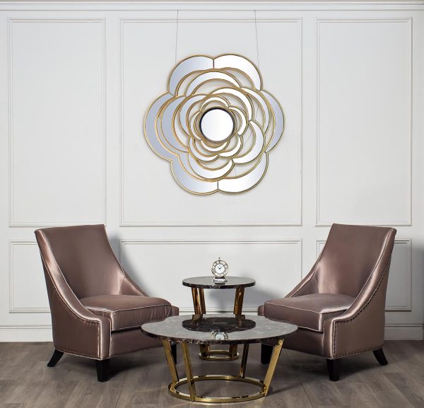 33FS-CT20C05-PG Стол журнальный Dark Emperador  d100*40,6см — изображение 4