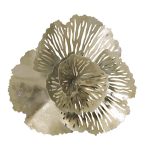 37SM-1363-F1 Настенный декор Цветок серебристый 29