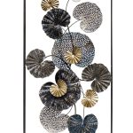 37SM-1633 Панно декоративное "Листья" 135*69*8см