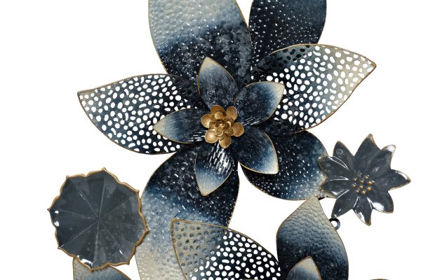 37SM-1902 Настенный декор "Цветы" 135.3*66.7*6.4см — изображение 2