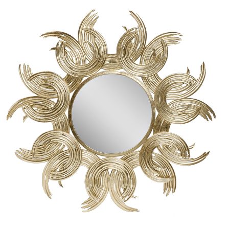 37SM-1933 Зеркало декоративное "Солнце" 96.5*95.9*3.8; d37см