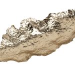 37SM-88010 Тарелка декоративная цвет золото 45