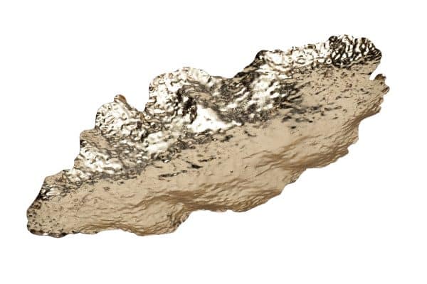 37SM-88010 Тарелка декоративная цвет золото 45