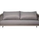 39AR-DIV-3691 SER Диван двухместный "Муза" серый 81