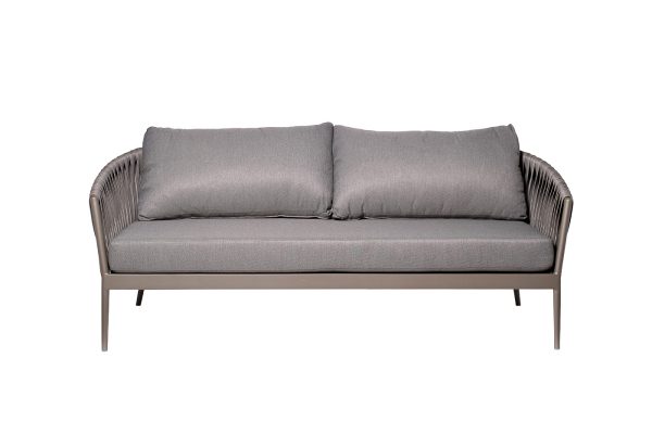 39AR-DIV-3691 SER Диван двухместный "Муза" серый 81