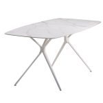 39AR-STOL-302 BEL Стол обеденный уличный "Бари" белый 180*90*75см