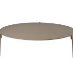 39AR-STOL-T240 CH Стол журнальный уличн."Амбиансе"(L) шампань d100*28см