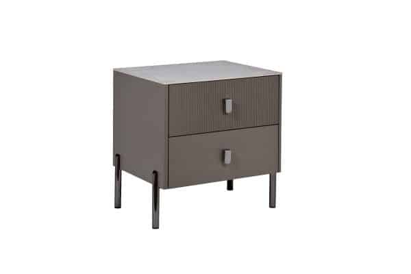 40AD-00720 Тумбочка серая 50*40*53 см — изображение 2