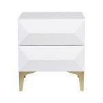 40AD-CB251 Тумбочка белая 50*45.5*57 см