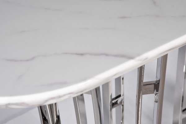 45EX-CN122-1  Консоль светло-серая 120*40*80см (МДФ) — изображение 3