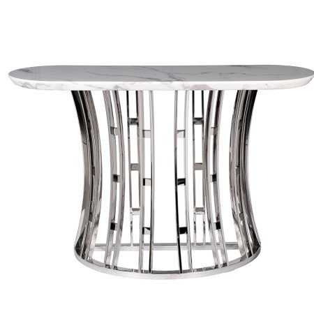 45EX-CN122-1  Консоль светло-серая 120*40*80см (МДФ)