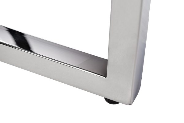 47ED-003BAN-SER Банкетка серый велюр/хром d50*46см — изображение 3