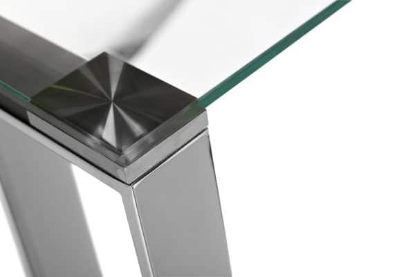 47ED-08200 Консоль прозр.стекло/хром 120*40*78см — изображение 3